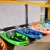 Import Factory price water toys battery electric motorized boat lounge electric boat for 2 person from China