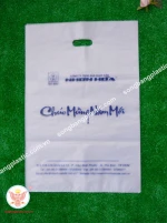 Factory Price Wholesale Cheap Die Cut Punch Hole Handle Carrier LDPE Custom Shopping Plastic Bag Printing