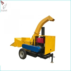 Factory price wood tree shredding machine for landscaping/wood sawdust producing machine/manual operation tree branches shredder
