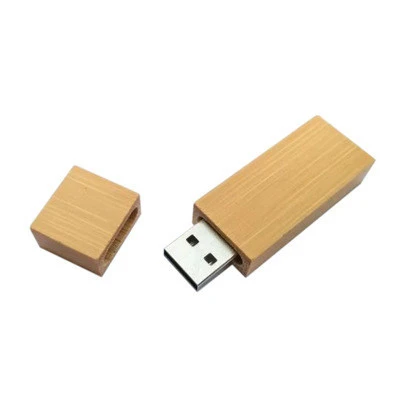 Factory Promotion Recycle Wood Bamboo USB Flash Stick Flash Drive With Free Laser Customized Logo