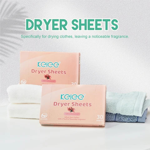 Factory Supplier Scent Laundry Detergent Sheets Fabric Softener Sheets Dryer Sheet