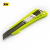 Factory supply 18mm Snap-off plastic box cutter ABS handle snap off blade utility paper knife