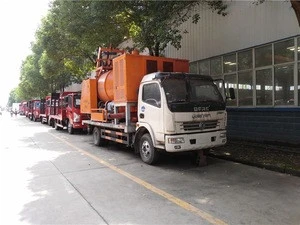 Factory supply concrete mixing and conveying pump truck