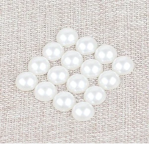Factory wholesale loose ABS imitation flat back pearl