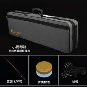 Factory wholesale price oblong violin case carbon fiber violin case 4/4 with music sheet bag