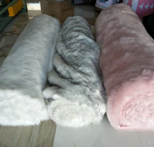 fake sheepskin fur roll faux fur roll fabric
