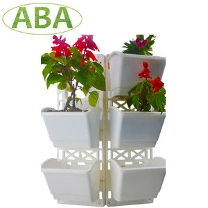 Family balcony vertical background garden planter decorate wall-mounted flower pots