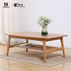 fancy cheap modern design new solid wood square coffee center table for the home living room