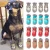 Import Fancyli new designed fashion Cute Pet Anti-Slip Waterproof High Quality Dog Boots Shoes apparel  4pcs/set 8 colors to Choose from China