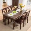 Fashion completely real wood popular stylish wooded restaurant table