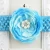 Import Fashion new arrival Trendy Rhinestone beaded artificial flower elastic hair band for baby girls from China