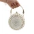 Import Fashion Round Pearl Beaded Evening Box Clutch Bag With Metal Handle from China