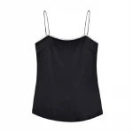 fashion  casual satin strap vest tops tank camisole for women 2020 summer top ladies silk tank tops