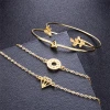 Fashion Trend Carved Hollow Accessories Diamond Bracelet Women Bracelets