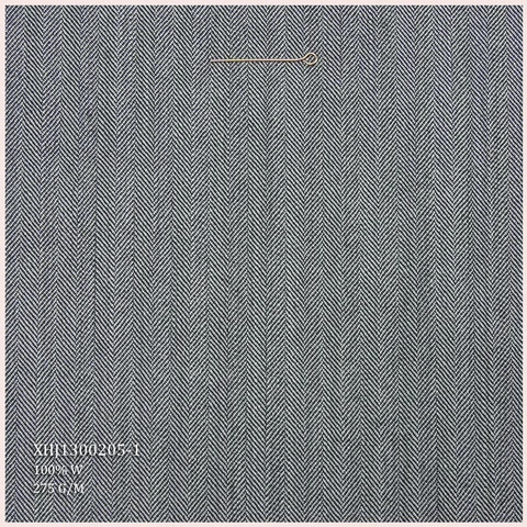 Fashion 100%Wool RTS Worsted Merino Wool Fabric for Man Suits Wool Suiting Fabric Herringbone