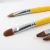Import filbert acrylic professional artist paint brush set of 12 oil painting brush for wooden handle nylon hair artist brush painting from China
