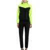 Fitness apparel Mens OEM manufacture Women autumn casual ladies jogger set neon green Two Piece Set Windbreaker Tracksuit
