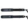 Flat iron hair straightener with teeth