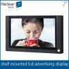 Flintstone 7" commercial video presentation equipment, digital shelf talker screen, lcd screen pop display