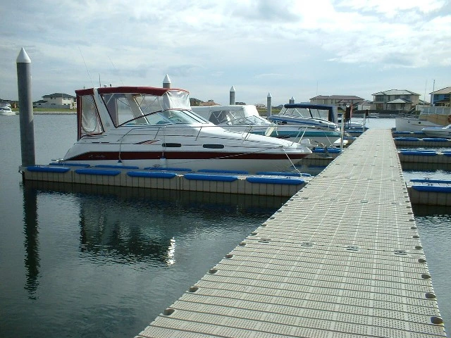 floating platform plastic units pontoon yacht marina
