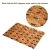 Import Foldable Bamboo Shower Bath Mat(26.8 x 19.7 x 0.23 Inches) with Non-Skid Backing from China