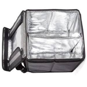 Foldable Waterproof Pizza Delivery Backpack, Commercial Quality Insulated Food Warmer Delivery Bag