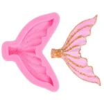 Fondant Molds Cake Decoration Stencil Confectionery Sugar Paste 3D Fish tail Conch shell Cake Mold Silicone Molds Baking Tools
