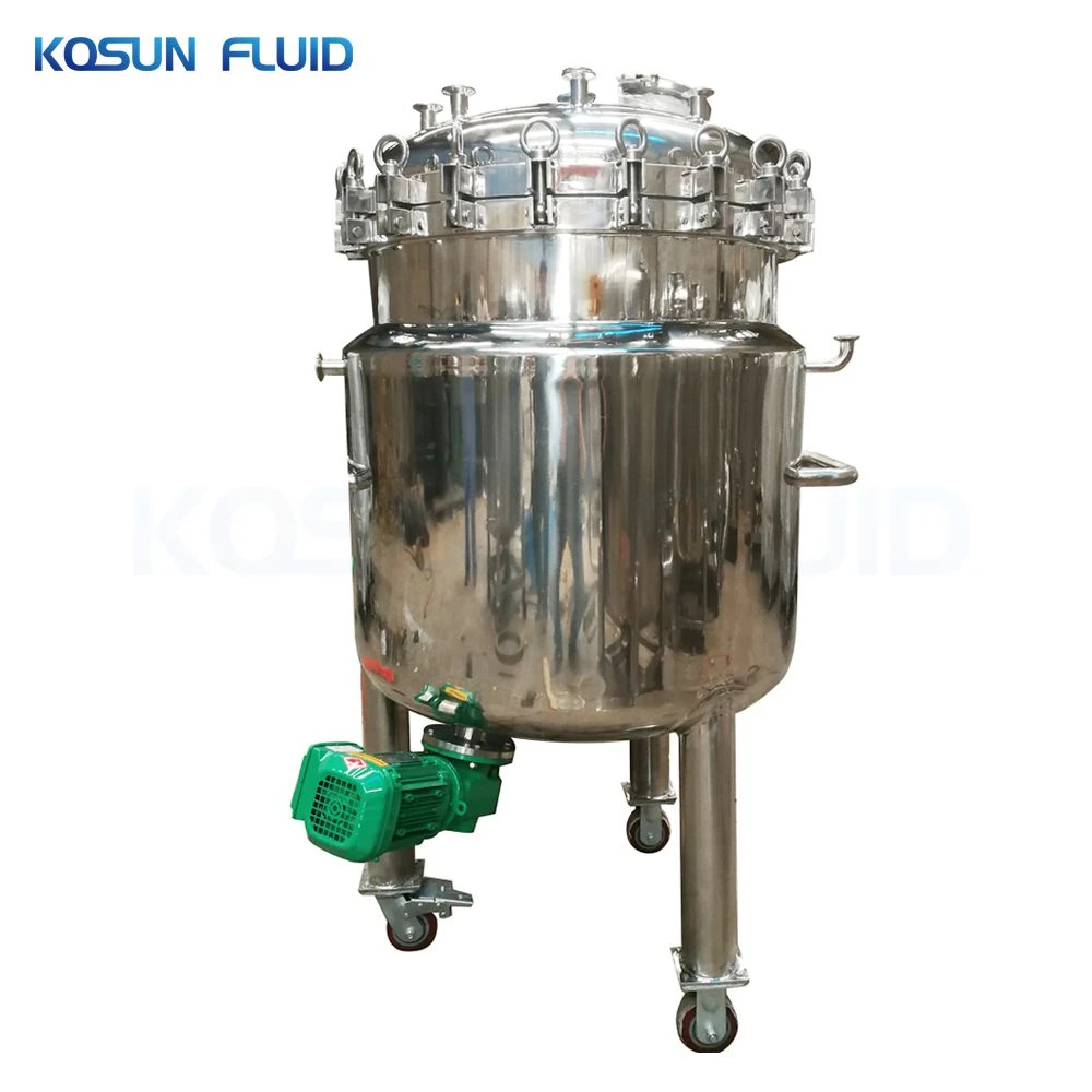 food grade High stainless steel water price high reactor air vertical vessel pressure tank