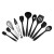 Import Food Grade Silicone Kitchen Ware Heat-resistant Safe And Non-toxic 10pcs Cooking Utensil from China