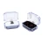Import Foreign trade export acrylic jewelry packing box transparent plastic box Ring Earring jewelry box logo from China