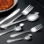 Import Fork Spoon Knife Set Kitchen Free Sample 304 Stainless Steel Wholesale Hotel Restaurant Flatware Sets Tableware Dinnerware Metal from China