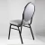 Import Foshan factory cheap price used  Iron steel metal oval round back hotel banquet hall chairs from China