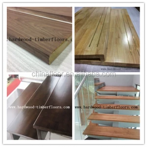 Foshan Manufacturer Low Price hardwood stair tread