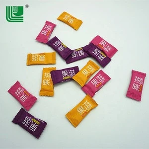Free sample sweets chewy cube shape milk candy for children