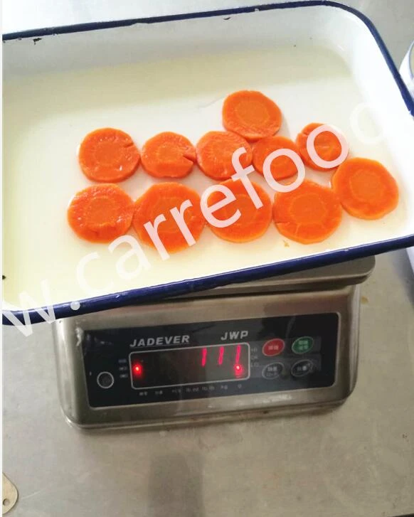 Fresh slices carrots canned with green peas in tinned for 400g 425g and 2840g