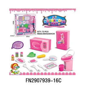Funny mini home appliance game refrigerator kitchen set toy