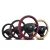 Import FX-P-006 Hot sale 15.5 inch best brown leather wrap car steering wheel cover from China