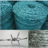 Galvanized and PVC Coated Barbed Iron Wire, Electric galvanized brand Barbed Wire/Hot-dip zinc plating barbed wire