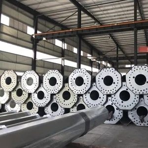 galvanized steel flange for tower pole
