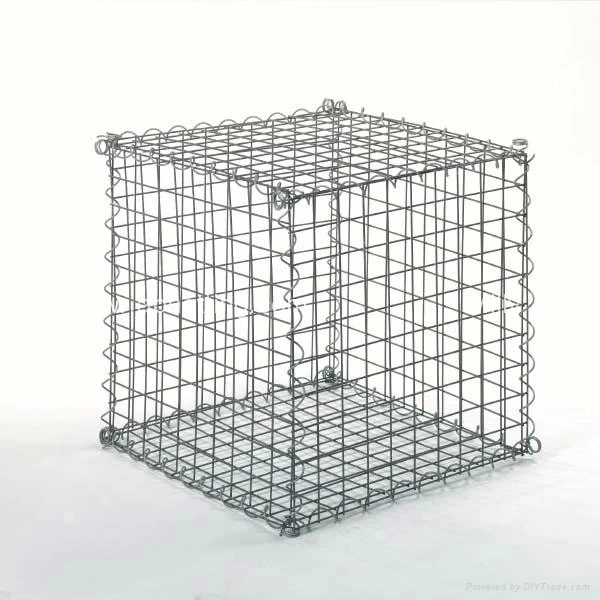 Galvanized Welded Wire Gabion Wall Construction Materials Garden Shed and Wire Cages Rock Wall