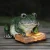 Import Garden Decoration Solar Powered Frog Reading Book Statue from China