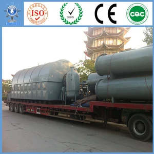 Gas/oil/coal/wood burning system: New waste tire recycling to oil machine