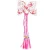 Import GENYA Party Accessories JOJO Bows Hair clip Elastic Hair Braid Extensions Attachments For Kids Synthetic Hairpieces With Ribbon from China
