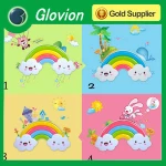Glovion sound and light control night light lovely cute desk lamp novelty decorative bedroom sleep lamp