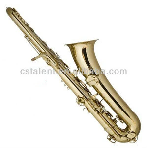 Gold Lacquer Contrabass Saxophone