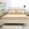 good design double size 100% polyester mattress topper bed mattress quilted mattress cover
