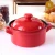 Import Good quality dinner ware heat resistant round ceramic color casserole pot with lids from China