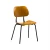 Import Good Resistance Metal Legs Dining Chairs with Walnut Black Color from China