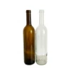 Green Burgundy Glass Bottle 500ml 750ml 1000ml Red wine Whiskey vodka Champagne matte black wine bottle glass bottle with cork