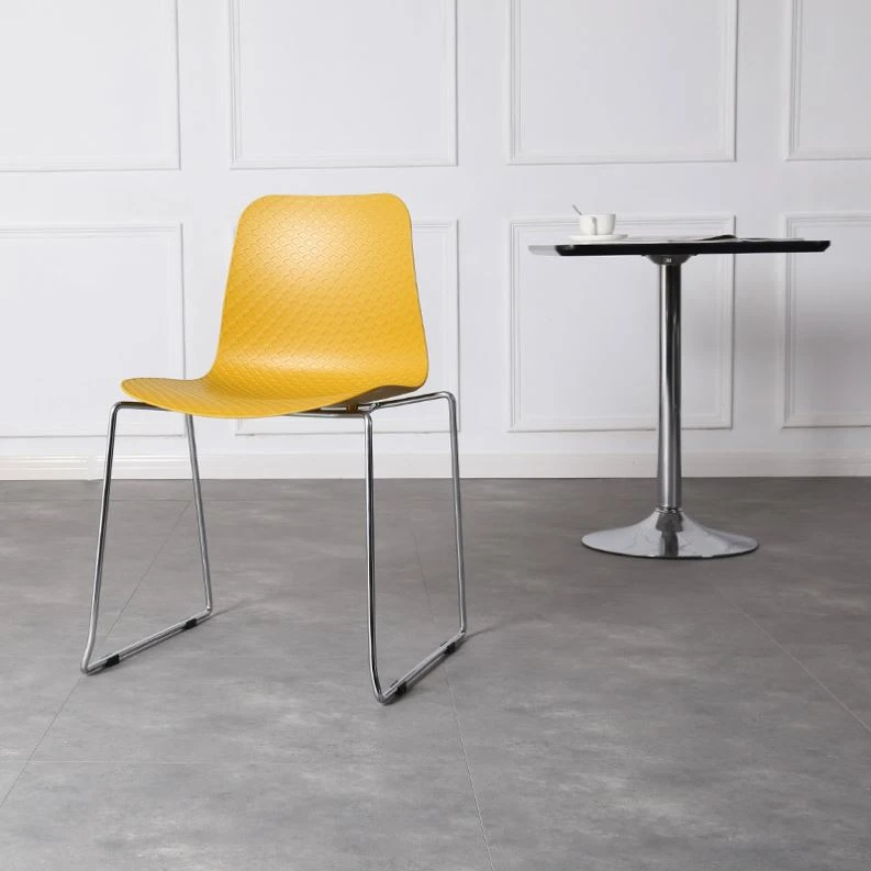 Grey/white/black designer restaurant cafe bistro dining room plastic chair